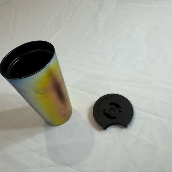 Starbucks Blue and Purple Tumbler with Black Lid - Picture 3 of 5